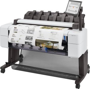 Ploter HP HP DesignJet T2600 PostScript - 914 mm (36") Multifunktionsdrucker - Farbe - Tintenstrahl - 914 x 8000 mm, 610 x 15000 mm (Original) - Rolle (91,4 cm x 91,4 m), 914 x 1219 mm (Medien) - bis zu 0.32 Min./Seite (Drucken) - 1 Rolle - Gigabit LAN 10