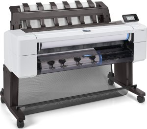 Ploter HP HP DesignJet T1600dr PostScript - 914 mm (36") Grossformatdrucker - Farbe - Tintenstrahl - Rolle (91,4 cm x 91,4 m), 914 x 1219 mm - 2400 x 1200 dpi - bis zu 0.32 Min./Seite (einfarbig)/ bis zu 0.32 Min./Seite (Farbe) - Kapazitat: 2 Rollen - Gig 3