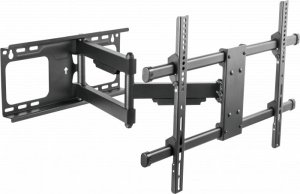 Vision VISION Bildschirm-Wandarmhalterung - 30 JAHRE GARANTIE - geeignet fur 42-70 Zoll grosse Bildschirme mit VESA-Grossen bis 600 x 400 - Neigung 5 Grad Aufwartsneigung / 15 Grad Abwartsneigung - Drehwinkel um 6 Grad verstellbar - Entfernung zur Wand 6 4