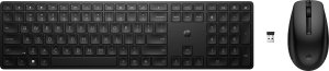 Klawiatura + mysz HP HP 655 - Tastatur-und-Maus-Set - kabellos - 2.4 GHz - Franzosisch - Schwarz - fur HP 34, Elite Mobile Thin Client mt645 G7, ZBook Firefly 14 G9, ZBook Fury 16 G9 1