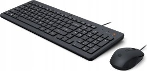 Klawiatura + mysz HP HP 150 - Tastatur-und-Maus-Set - USB - Deutsch - Schwarz - fur HP 21, 27, Laptop 14, 15, 15s, Pavilion Laptop 15 2