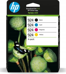 Tusz HP HP 924 - 4er-Pack - Schwarz, Gelb, Cyan, Magenta - original - Officejet - Tintenpatrone 1