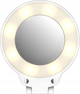 JJC Lampa LED do smartfona JJC MSL-1 WHITE z magnetycznym mocowaniem 1