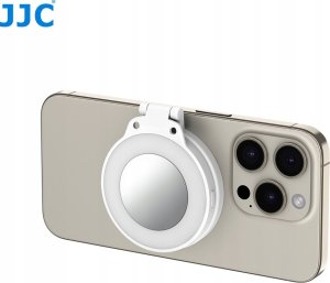 JJC Lampa LED do smartfona JJC MSL-1 WHITE z magnetycznym mocowaniem 3