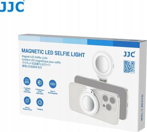 JJC Lampa LED do smartfona JJC MSL-1 WHITE z magnetycznym mocowaniem 5