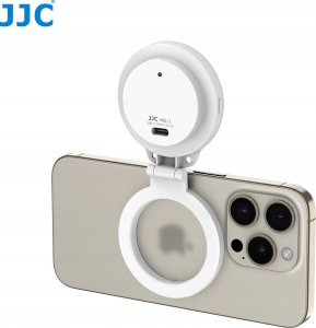 JJC Lampa LED do smartfona JJC MSL-1 WHITE z magnetycznym mocowaniem 8