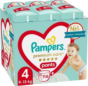 Pampers Pampers Premium Care Pants Sauskelnės, 4 Dydis, 116 Sauskeln, 9-15kg 1