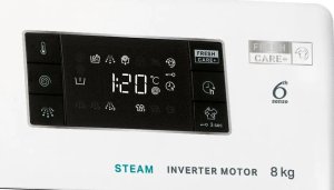 Pralka Whirlpool Skalbimo mašina FFB 8469 BV EE, 8kg, 1400 rpm, Energy class A, Głębokość 63 cm, Inverter motor, Steam refresh 12