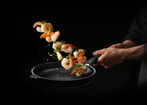 AMT-Gastroguss Stiklinis dangtis, Ø18cm, su rankena AMT018Z1L2 5