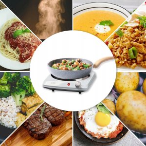 First TZS First Austria Cooking Plate, Cast Iron, Single, 1500W, 185MM, Adjustable FA-5082-4 2