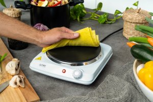 First TZS First Austria Cooking Plate, Cast Iron, Single, 1500W, 185MM, Adjustable FA-5082-4 7