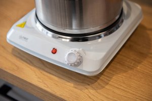 First TZS First Austria Cooking Plate, Cast Iron, Single, 1500W, 185MM, Adjustable FA-5082-4 8