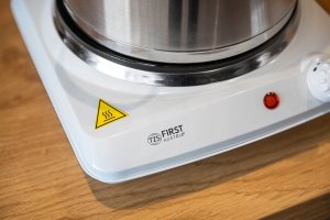 First TZS First Austria Cooking Plate, Cast Iron, Single, 1500W, 185MM, Adjustable FA-5082-4 9