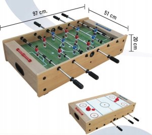 Usorteret Futbolo stalas F-MINI 2 IN1 telescopic rods 1