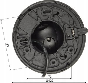 Kamera IP Dahua Technology NET 5MP IR EYEBALL/HDW5541TM-ASE-0280B-S3-B DAHUA 6
