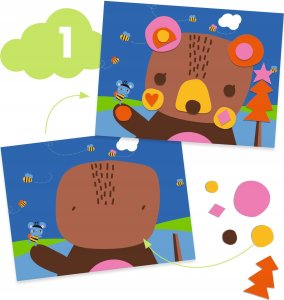 Djeco Zestaw różnych prac - Mysz i przyjaciele 7