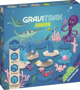 Ravensburger RAVENSBURGER GRAVITRAX JUNIOR takelių sistemos priedų rinkinys Ocean, 27400 1