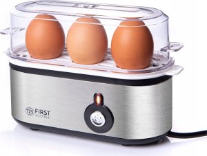 Jajowar First TZS First Austria Egg Boiler, Stainless Steel, 210W, Buzzer, 3 Eggs FA-5115-2 3