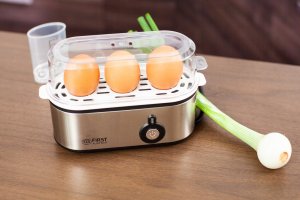Jajowar First TZS First Austria Egg Boiler, Stainless Steel, 210W, Buzzer, 3 Eggs FA-5115-2 4