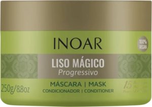 Inoar INOAR Liso Mágico Progressivo Mask - plaukus tiesinanti plaukų kaukė 250 g 1