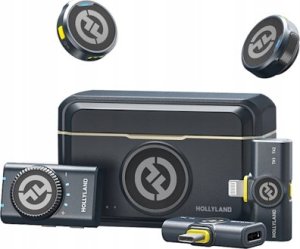 Mikrofon Hollyland HOLLYLAND LARK M2 COMBO – BEVIELIS LAVALIER MIKROFONAS (DUO, SHINECHARCOAL) 5
