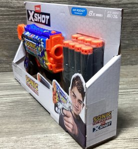 XShot XSHOT žaislinis šautuvas Sonic The Hedgehog 8vnt., asort., 36679 3