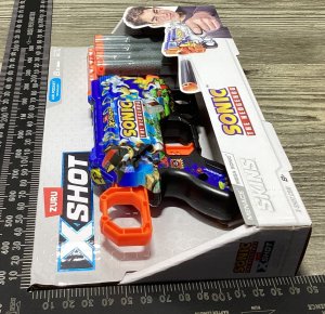 XShot XSHOT žaislinis šautuvas Sonic The Hedgehog 8vnt., asort., 36679 4