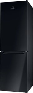 Lodówka Indesit INDESIT | Šaldytuvas | LI8 SN2E K 1 | Energy efficiency class E | Free standing | Combi | Height 188.9 cm | Šaldytuvas net capacity 230 L | Šaldiklis net capacity 98 L | 40 dB | Juodas 1