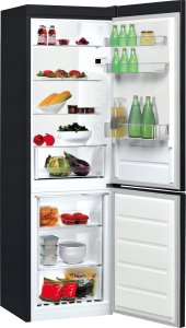 Lodówka Indesit INDESIT | Šaldytuvas | LI8 SN2E K 1 | Energy efficiency class E | Free standing | Combi | Height 188.9 cm | Šaldytuvas net capacity 230 L | Šaldiklis net capacity 98 L | 40 dB | Juodas 2