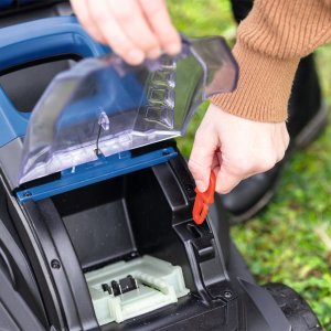 Kosiarka akumulatorowa Scheppach Akumuliatorinė vejapjovė BC-MP320-X 20V, korpusas, Scheppach 7