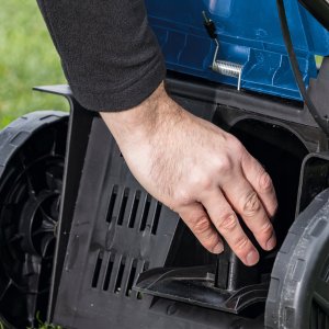 Kosiarka akumulatorowa Scheppach Akumuliatorinė vejapjovė BC-MP320-X 20V, korpusas, Scheppach 8