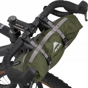 Namiot turystyczny MSR Vienvietė palapinė ant dviračio MSR Hubba Hubba Bikepack 1 2