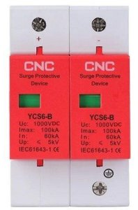 CNC CNC DC viršįtampių ribotuvas, 2P, B klasės, 60-1000kA, 1000VDC 1