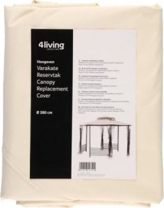 4Living 4Living Gazebo Roof for Hoogeven ecru 1