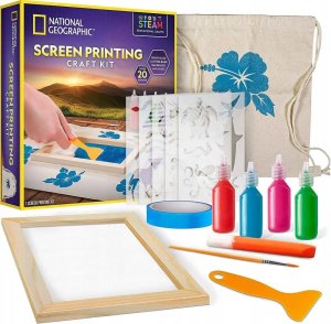 National Geographic NATIONAL GEOGRAPHIC Rinkinys Screen Printing, RTPRINT 1