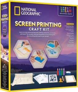 National Geographic NATIONAL GEOGRAPHIC Rinkinys Screen Printing, RTPRINT 2
