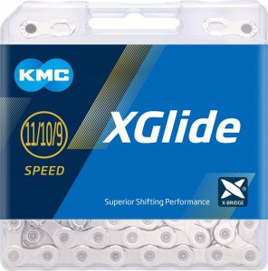 KMC Grandinė KMC X-Glide Shimano Cues EPT dark silver 118-links 1