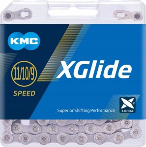 KMC Grandinė KMC X-Glide Shimano Cues grey 118-links 1