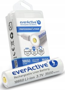 EverActive everActive USB įkraunamas 18650 3,7V 3500mAh akumuliatorius su PCM 1