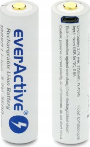 EverActive everActive USB įkraunamas 18650 3,7V 3500mAh akumuliatorius su PCM 6