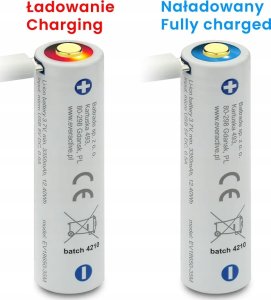 EverActive everActive USB įkraunamas 18650 3,7V 3500mAh akumuliatorius su PCM 10