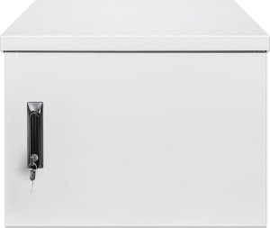 Szafa Intellinet Network Solutions INTELLINET IP55 48,26cm 19 cali rozdzielnica ścienna 9 HE 600mm głęboki jednostka chłodząca na dachu obudowa pyłoszczelna i wodoodporna szary RAL7035 3