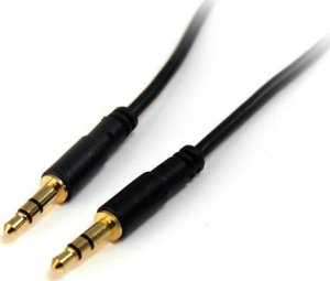 Kabel StarTech STARTECH.COM 6ft Slim 3,5mm Stereo Audio Cable - M/M 1