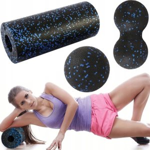 ER4 ROLLER WAŁEK PIŁECZKA DUOBALL DO MASAŻU ROLOWANIA CIAŁA PLECÓW NÓG RĄK EPP 3