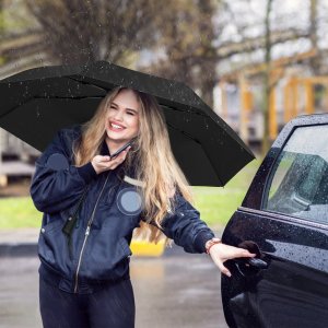 ER4 PARASOL AUTOMATYCZNY AUTOMAT DUŻA PARASOLKA SKŁADANA XXL MOCNA + POKROWIEC 4