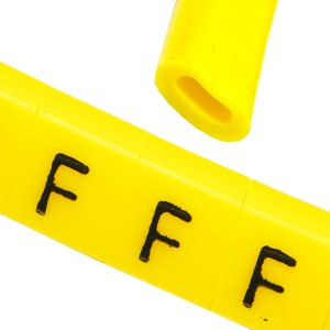 Ergom Oznacznik przewodów OZ-0 F żółte 100szt 1