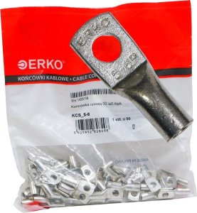 Erko Końcówka oczkowa rurowa KCS CU 6mm M5 50szt ERKO 1