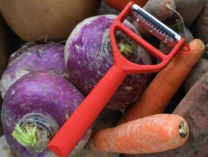 Opinel Obieraczka Peeler T-Duo Polymer Red 2