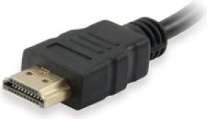 Adapter AV Equip HDMI - D-Sub (VGA) + Jack 3.5mm czarny (11903607) 3
