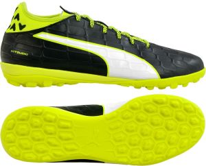 Puma Buty piłkarskie evoTOUCH TT M czarno-żółte r. 44.5 (10375401) 1